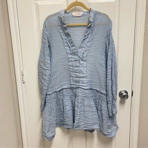 See By Chloe Lightweight Striped Popover Dress. Sz 8